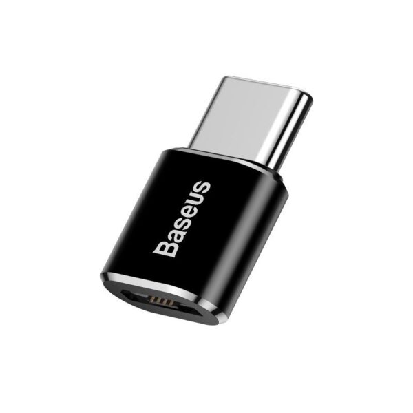 Adapter Baseus Micro USB do USB Type-C - czarny - obrazek 2