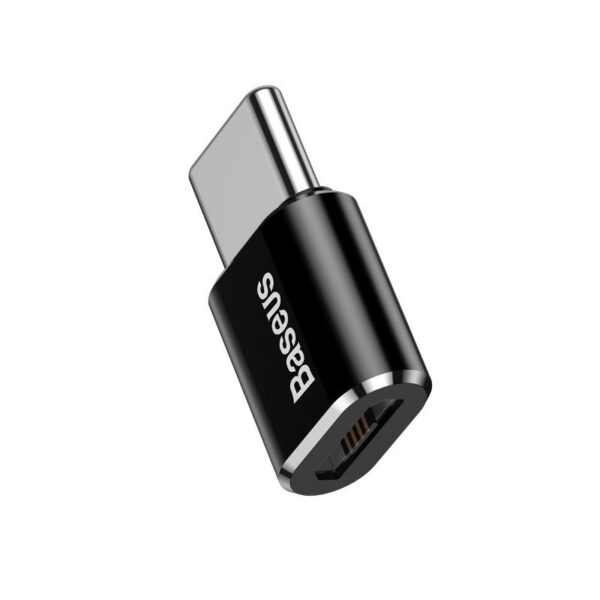 Adapter Baseus Micro USB do USB Type-C - czarny - obrazek 3