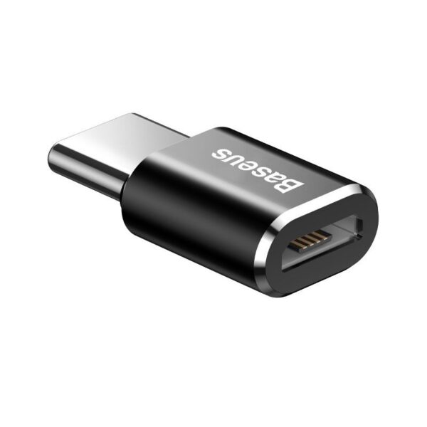 Adapter Baseus Micro USB do USB Type-C - czarny - obrazek 5