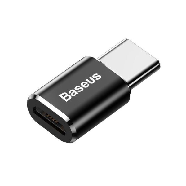 Adapter Baseus Micro USB do USB Type-C - czarny - obrazek 6