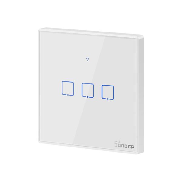 Dotykowy włącznik światła WiFi + RF 433 Sonoff T2 EU TX (3-kanałowy) - obrazek 3