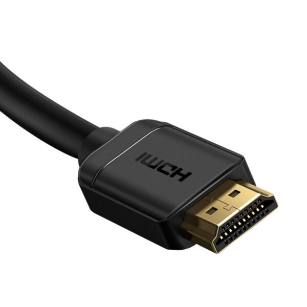 Kabel HDMI 2.0 Baseus, 4K 60Hz, 3D, HDR, 18Gbps, 1m (czarny) - obrazek 5