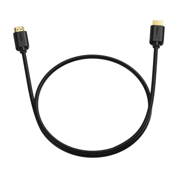 Kabel HDMI 2.0 Baseus, 4K 60Hz, 3D, HDR, 18Gbps, 1m (czarny) - obrazek 6