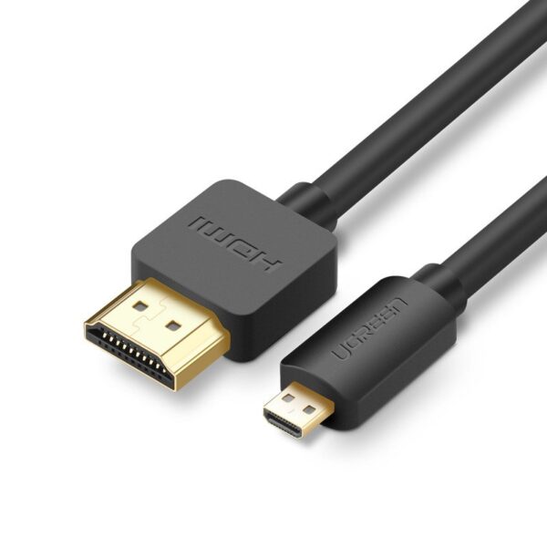 UGREEN HD127 Kabel micro HDMI - HDMI 4K 3D 3m (czarny) - obrazek 2