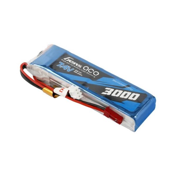 Akumulator Gens Ace 3000mAh 7.4V 1C 2S1P LiPo - obrazek 3