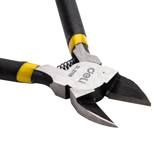 Szczypce tnące boczne Deli Tools EDL2706, 6" (czarne) - obrazek 3