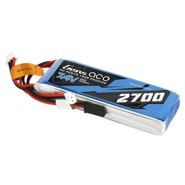 Akumulator Gens Ace 2700mAh 7.4V 1C 2S1P - obrazek 3