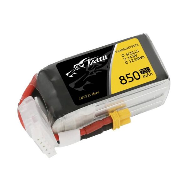 Akumulator Tattu 850mAh 14.8V 75C 4S1P - obrazek 5