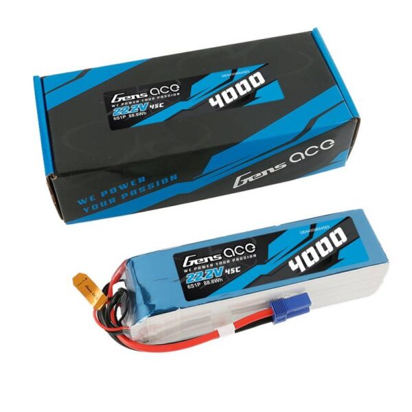 Akumulator Gens Ace 4000mAh 22.2V 45C 6S1P - obrazek 5