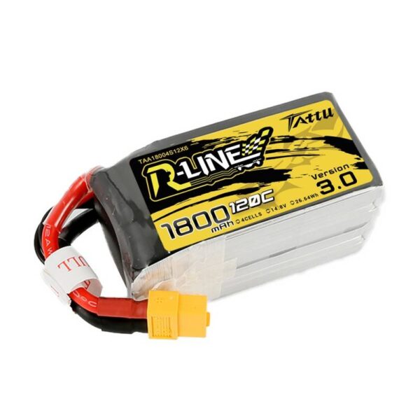 Akumulator Tattu R-Line Version 3.0 1800mAh 14,8V 120C 4S1P XT60 - obrazek 2