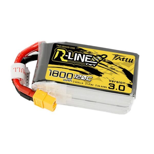 Akumulator Tattu R-Line Version 3.0 1800mAh 14,8V 120C 4S1P XT60 - obrazek 3