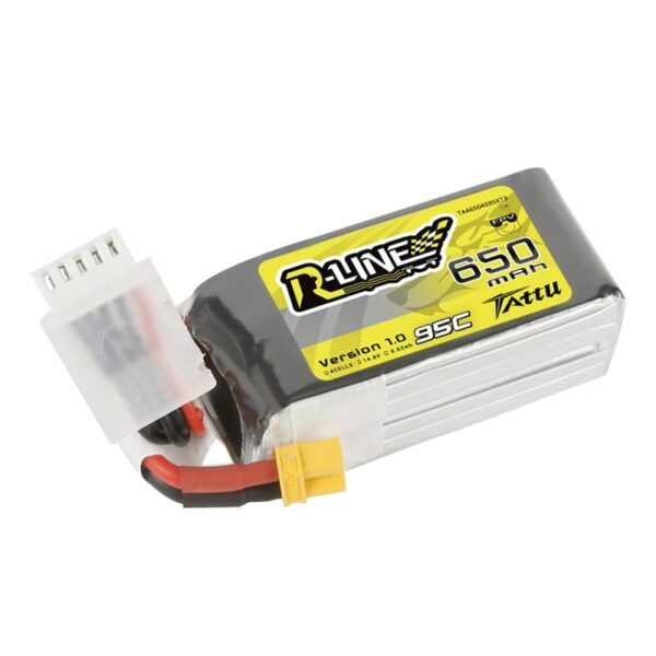 Akumulator Tattu R-Line 650mAh 14,8V 95C 4S1P XT30 - obrazek 2