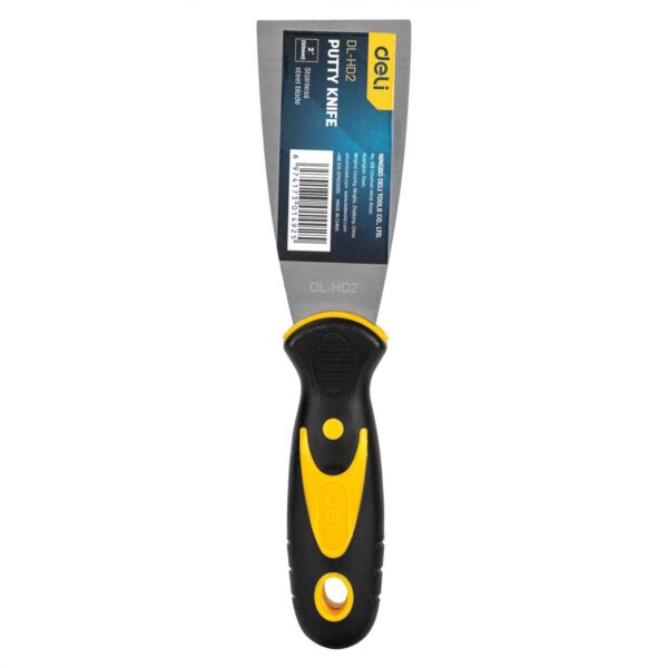 Szpachelka Deli Tools EDL-HD2, 2'' (zółta) - obrazek 2