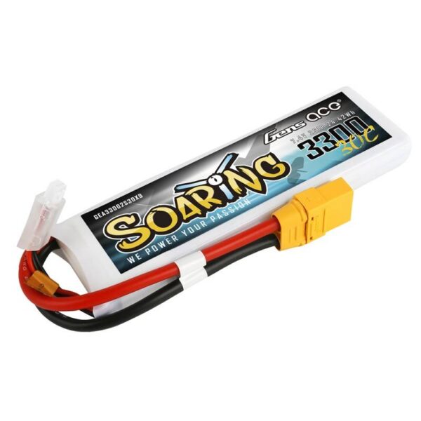 Akumulator Gens Ace Soaring 3300mAh 7.4V 30C 2S1P XT90 - obrazek 2