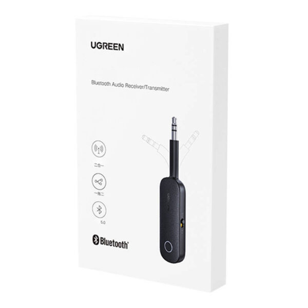 Transmiter / Odbiornik AUX UGREEN CM403, Bluetooth 5.0 (czarny) - obrazek 4