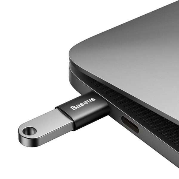 Adapter USB-C do USB-A Baseus Ingenuity, OTG (czarny) - obrazek 4