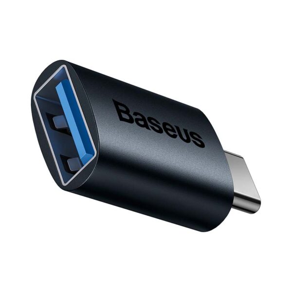 Adapter USB-C do USB-A Baseus Ingenuity, OTG (niebieski) - obrazek 2