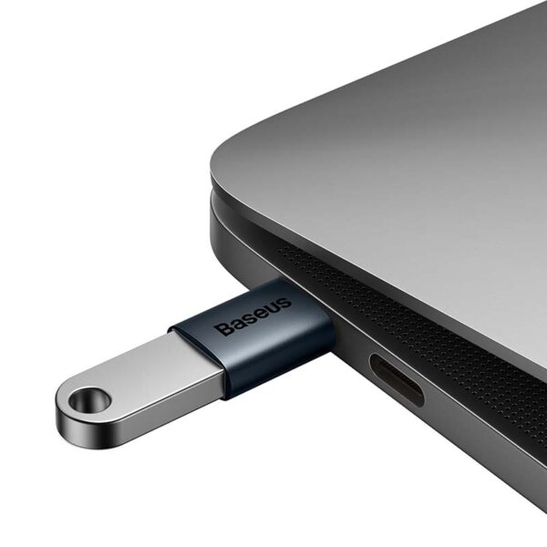 Adapter USB-C do USB-A Baseus Ingenuity, OTG (niebieski) - obrazek 5