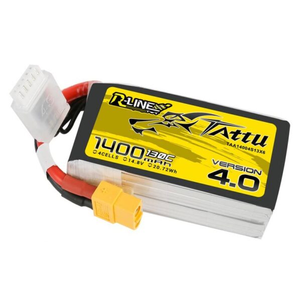 Akumulator Tattu R-Line 4.0 1400mAh 14.8V 130C 4S1P XT60 - obrazek 2