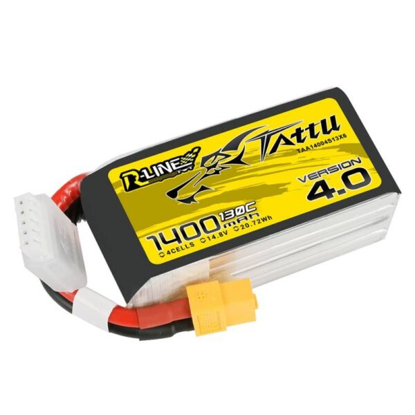 Akumulator Tattu R-Line 4.0 1400mAh 14.8V 130C 4S1P XT60 - obrazek 3