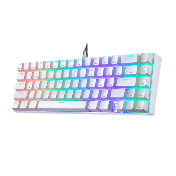 Klawiatura mechaniczna Motospeed CK67 RGB (biała) - obrazek 3