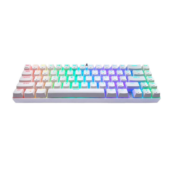 Klawiatura mechaniczna Motospeed CK67 RGB (biała) - obrazek 4