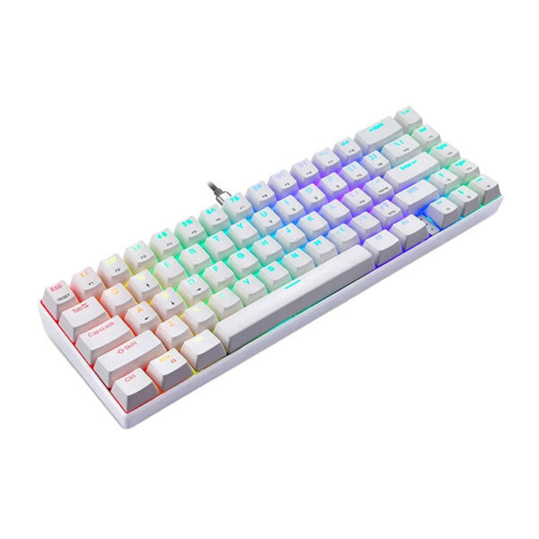 Klawiatura mechaniczna Motospeed CK67 RGB (biała) - obrazek 2