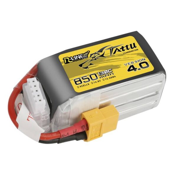 Akumulator Tattu R-Line 850mAh 14.8V 130C 4S1P XT60 - obrazek 3