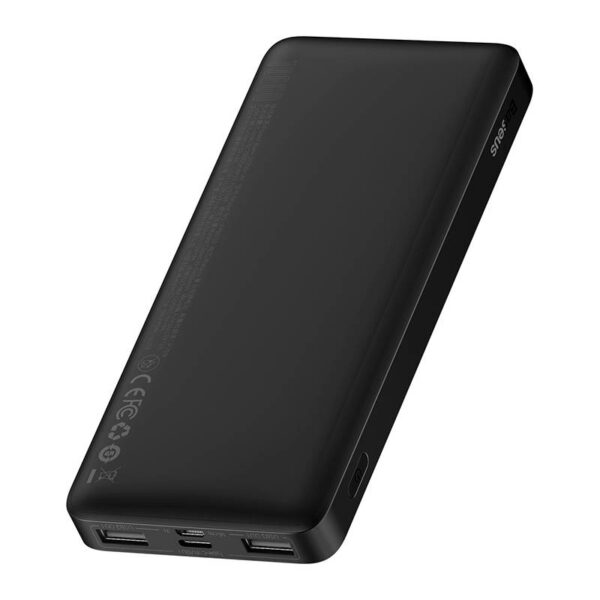 Powerbank Baseus Bipow 10000mAh, 2xUSB, USB-C, 15W (czarny) - obrazek 5