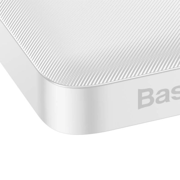 Powerbank Baseus Bipow 10000mAh, 2xUSB, USB-C, 20W (biały) - obrazek 5