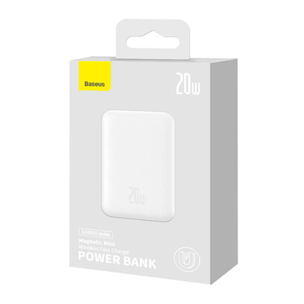 Powerbank magnetyczny Baseus Magnetic Mini 10000mAh 20W MagSafe (biały) - obrazek 11