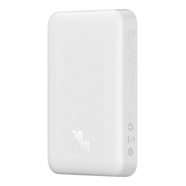 Powerbank magnetyczny Baseus Magnetic Mini 10000mAh 20W MagSafe (biały) - obrazek 8