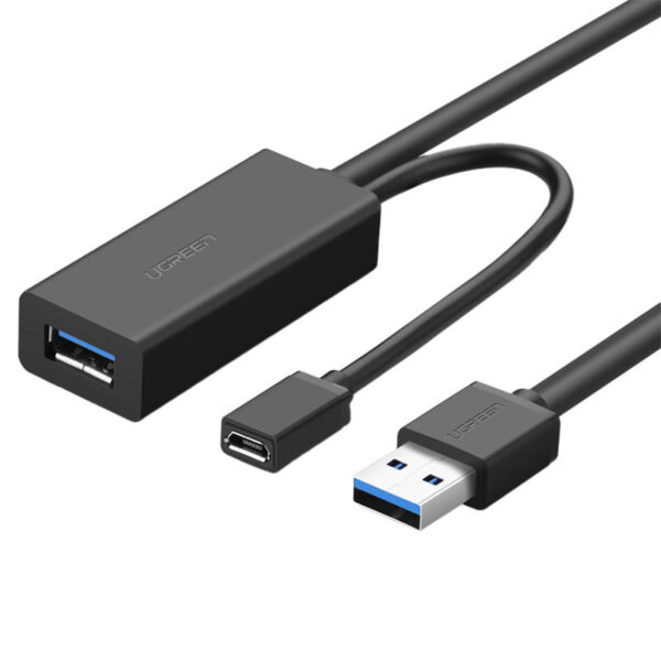 UGREEN Przedłużacz USB 3.O, 10m  (czarny)