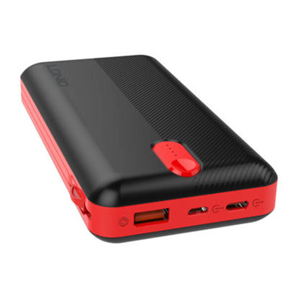 Powerbank LDNIO PL1013, 10000mAh + kabel 3w1 (czarny) - obrazek 6