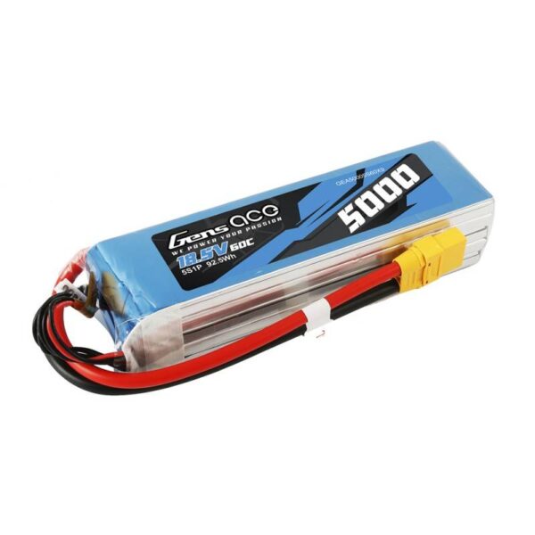 Akumulator LiPo Gens Ace Bashing 5000mAh 18.5V 60C 5S1P - XT90 - obrazek 3