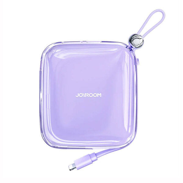 Powerbank Joyroom JR-L003 Jelly 10000mAh, Lightning, 22.5W (fioletowy)