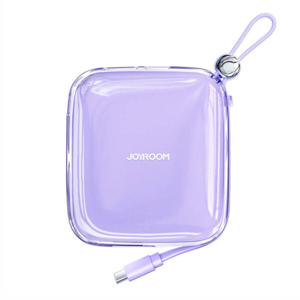 Powerbank Joyroom JR-L004 Jelly 10000mAh, USB C (fioletowy)