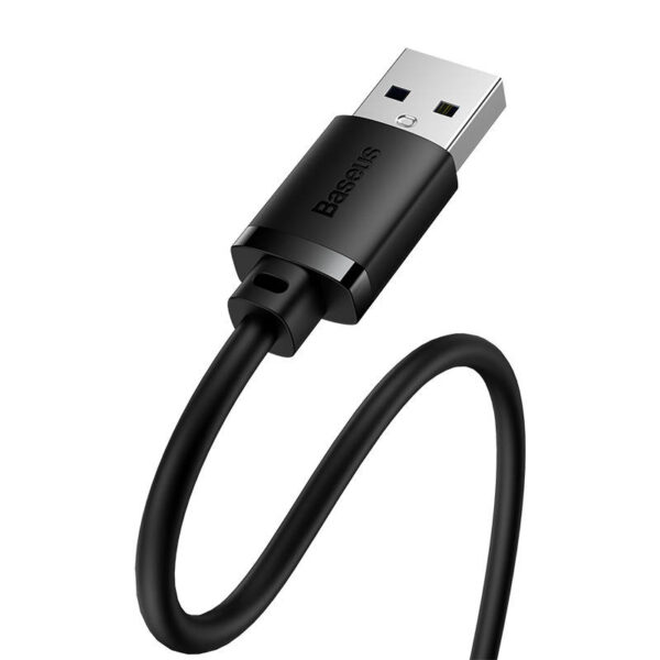 Przedłuzacz Baseus USB 3.0 męski do żeński, AirJoy series, 0.5m (czarny) - obrazek 4