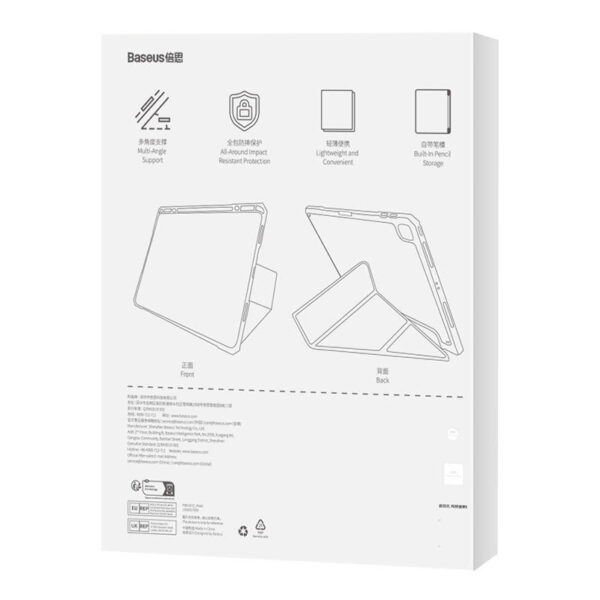 Etui ochronne Baseus Minimalist do iPad Pro 12,9" 2020/2021/2022 (jasno niebieski) - obrazek 8