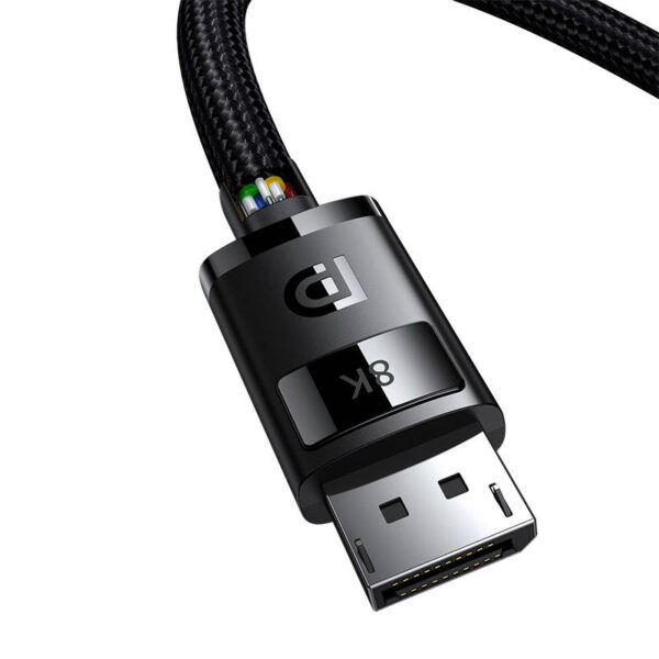 Kabel DP 8K do DP 8K Baseus High Definition 2m (czarny) - obrazek 5