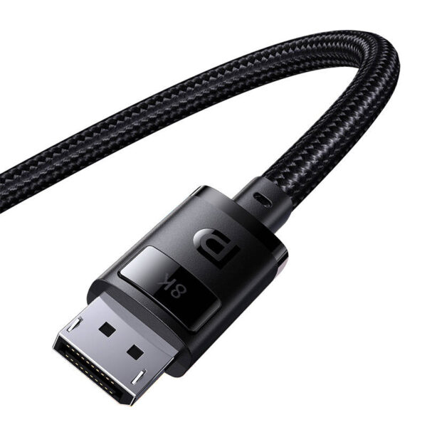 Kabel DP 8K do DP 8K Baseus High Definition 2m (czarny) - obrazek 3