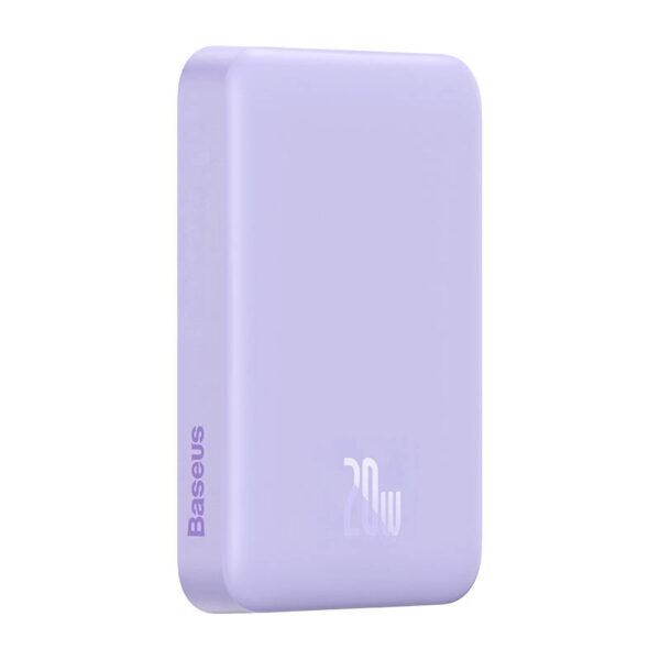 Powerbank magnetyczny Baseus Magnetic Mini 10000mAh 20W MagSafe (fioletowy) - obrazek 5