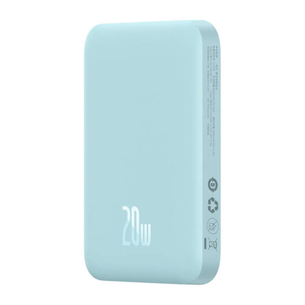 Powerbank magnetyczny Baseus Magnetic Mini 6000mAh 20W MagSafe (niebieski) - obrazek 4