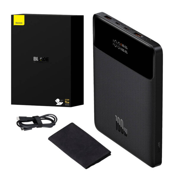 Powerbank Baseus Blade 20000mAh 100W (czarny)