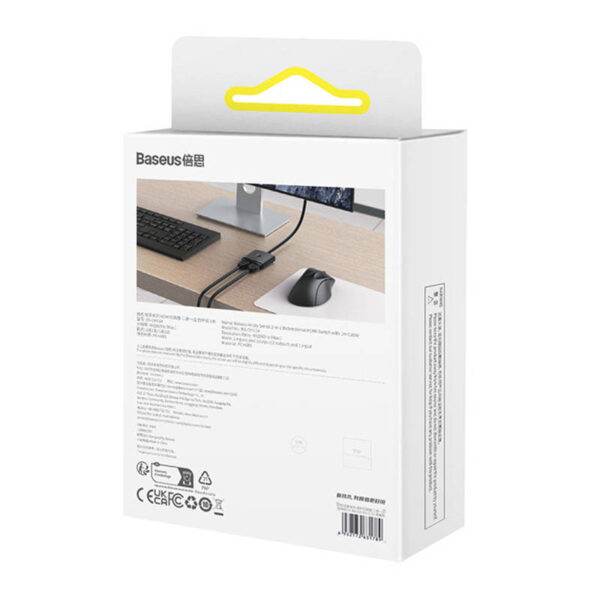 Adapter HDMI Baseus 2w1 z kablem 1m (czarny) - obrazek 9