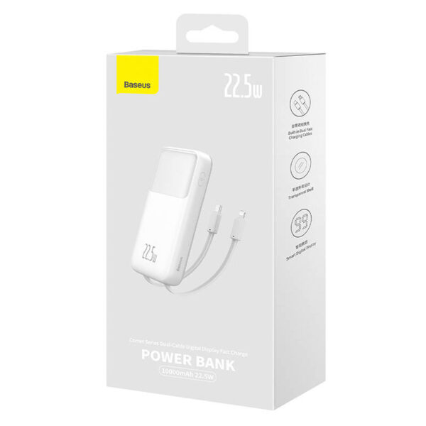 Powerbank Baseus Comet 10000mAh 22.5W (biały) - obrazek 8