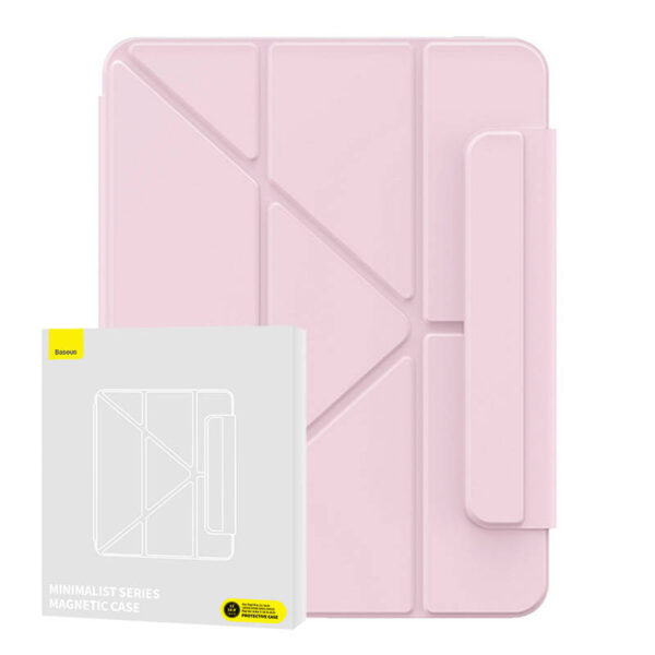 Etui magnetyczne Baseus Minimalist do Pad Air4/Air5 10.9″/Pad Pro 11″ (baby pink)