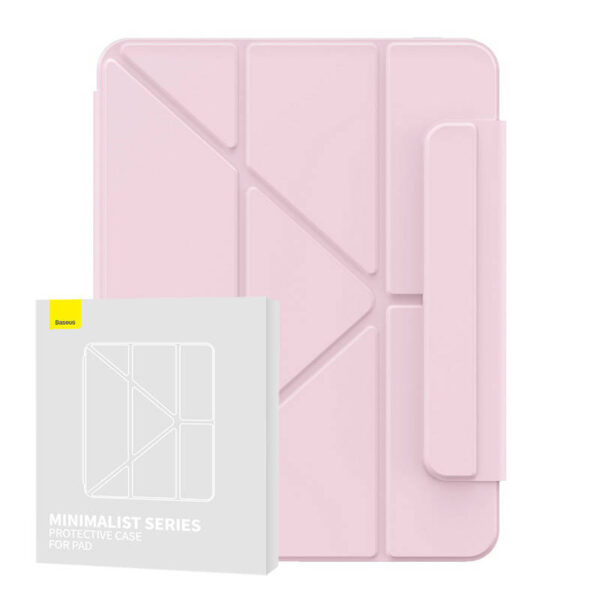 Etui magnetyczne Baseus Minimalist do Pad Air4/Air5 10.9″ (baby pink)