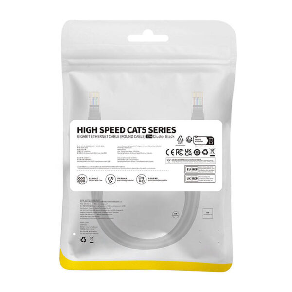 Kabel sieciowy Baseus Ethernet CAT5, 1,5m (czarny) - obrazek 9