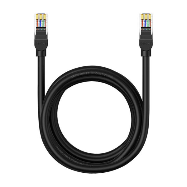 Kabel sieciowy Baseus Ethernet CAT5, 3m (czarny) - obrazek 3